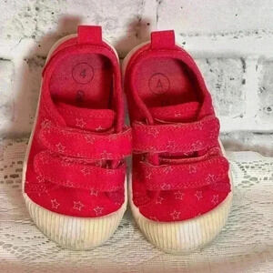 Toddler cat and‎ jack pink shoes with stars